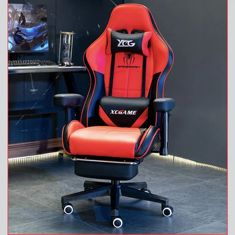 Office Furniture WCG Gaming Chair Ergonomic Leather Office Chair High-Quality Company Computer Office Swivel Chair Gaming Seat