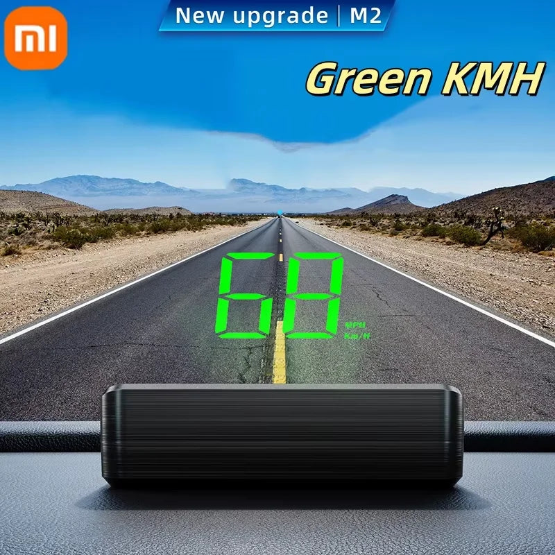 Xiaomi HUD Head-up Display Car GPS Digital Speedometer Universal Speed Windshield Projector Plug&Play Auto Electronic Devices