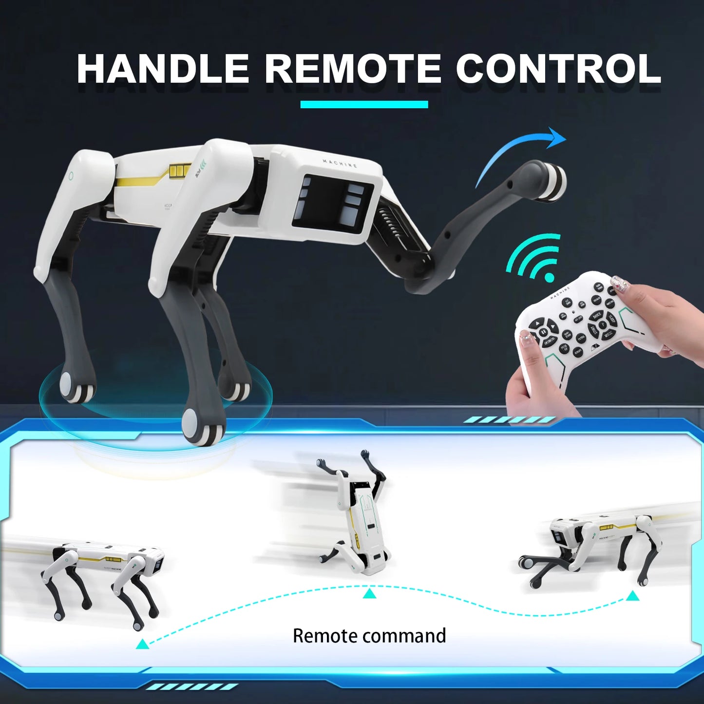 Intelligent AI RC Robot Dog Voice Dialogue APP Remote Control