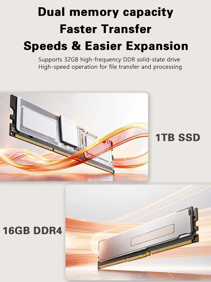 15.6" Portable Laptop Computer Intel Core i7 6500U i3 6100U Windows 11 Pro 16GB DDR4 1TB SSD Notebook PC Gaming Laptops